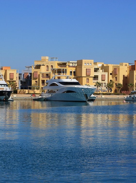 Yachten in der Abu Tig Marina von El Gouna