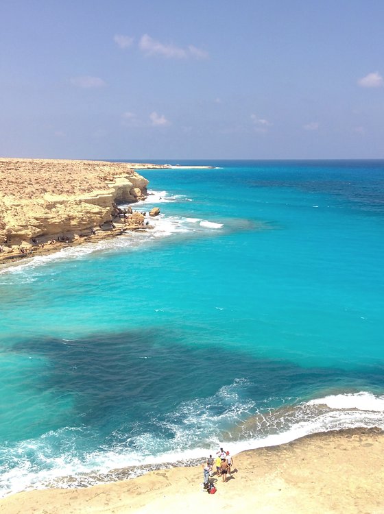 Agiba-Bucht bei Marsa Matrouh an der Mittelmeerküste