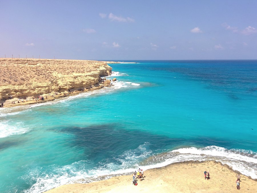 Agiba-Bucht bei Marsa Matrouh an der Mittelmeerküste